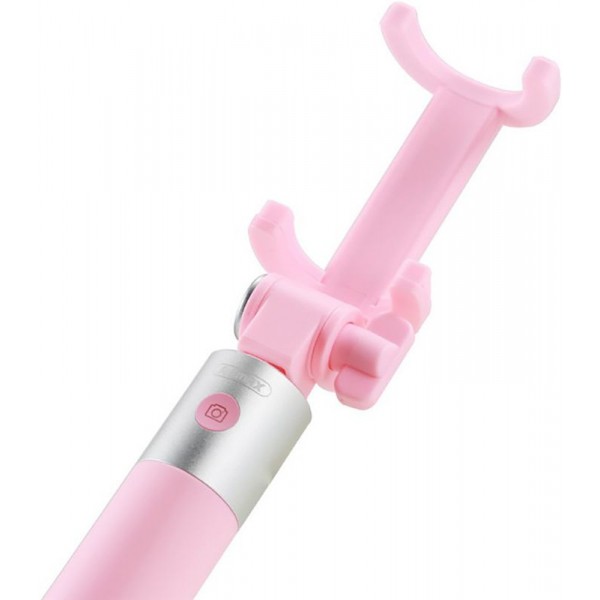 Монопод Remax RP-P7 Selfi stick Bluetooth Pink