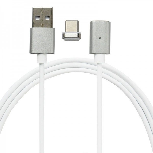 Кабель Mocolo SJX025 magnetic cable For Micro 1M Silver