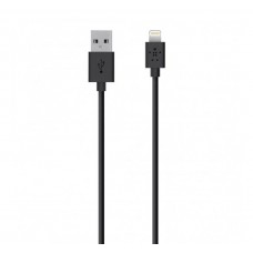 Дата кабель Belkin USB 2.0 AM to Lightning 2.0m Black (F8J023bt2M-BLK)