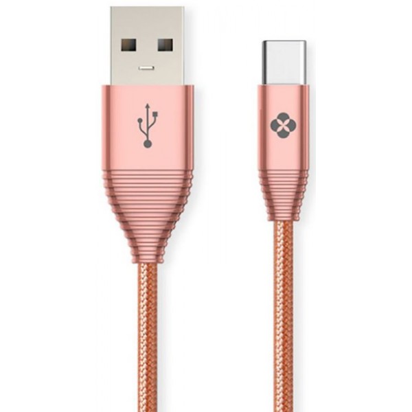 Кабель TOTU LI22 Fuitful Series Zinc Alloy Version Type-C Cable 1m Rose Gold