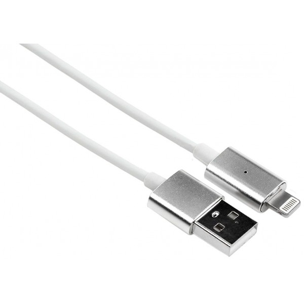 Кабель Mocolo SJX022 magnetic cable For Lightning 1M Silver