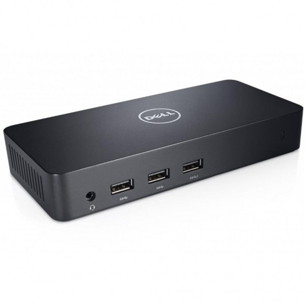 Порт-репликатор Dell USB 3.0 Ultra HD Triple Video Docking Station D3100 EUR (452-BBOT)