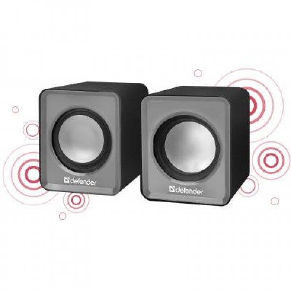 Акустическая система Defender SPK 22 2х2,5W USB grey (65504)