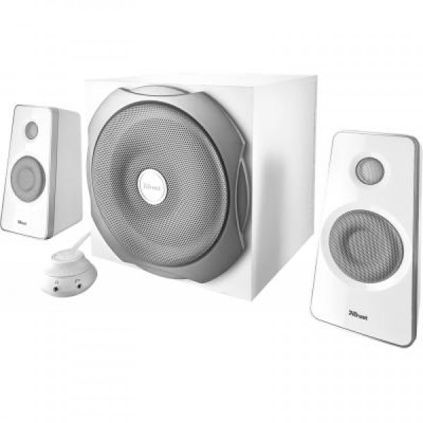 Акустическая система Trust Tytan 2.1 Subwoofer Speaker Set - white (18789)