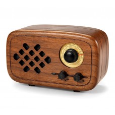 Колонка Rerii Retro FM Radio RW-01 (Walnut Wood)