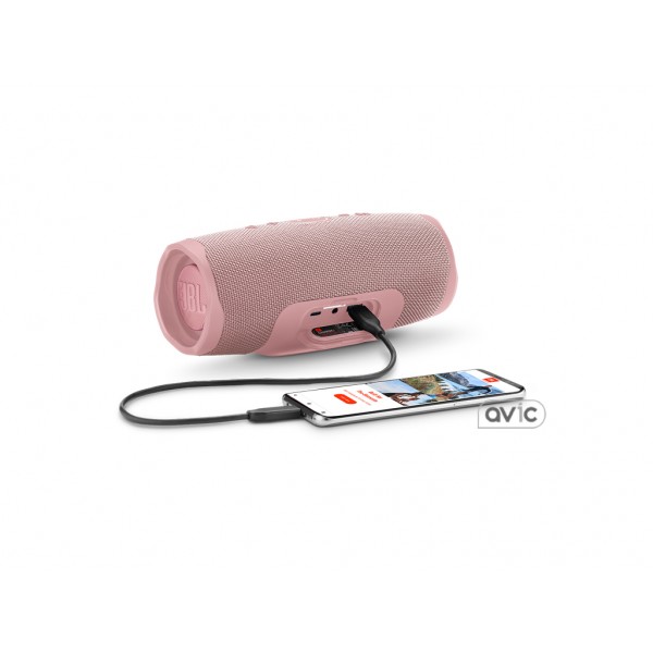 Колонка JBL Charge 4 Pink (JBLCHARGE4PINKAM)