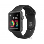 Apple Watch Series 1 42mm Space Gray Aluminum Case with Black Sport Band (MP032)