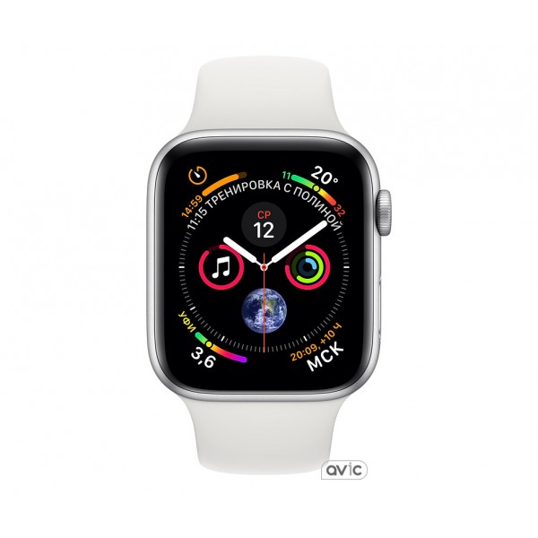 Apple Watch Series 4 GPS + LTE 40mm Silver Alum. w. White Sport b. Silver Alum. (MTUD2, MTVA2)