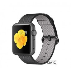 Apple Watch Sport 38mm Space Gray Aluminum Case with Black Woven Nylon (MMF62)