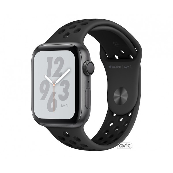 Apple Watch Nike+ Series 4 (GPS) 44mm Space Gray Aluminum Case with Anthracite Black Nike Sport Band (MU6L2)