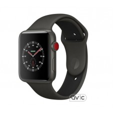 Apple Watch Edition Series 3 GPS + Cellular 42mm Gray Ceramic w. Gray/Black Sport B. (MQKE2)