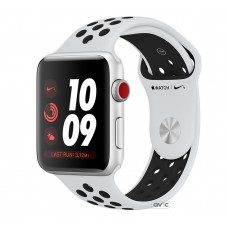 Apple Watch Series 3 Nike+ (GPS + LTE) 38mm Silver Aluminum w. Pure Platinum/BlackSport B. (MQM72)