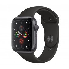 Apple Watch Series 5 GPS 40mm Space Gray Aluminum w. Black b.- Space Gray Aluminum (MWV82)