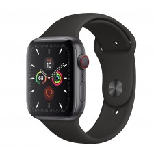 Apple Watch Series 5 LTE 44mm Space Gray Aluminum w. Black b.- Space Gray Aluminum (MWW12)