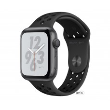 Apple Watch Series 4 Nike+ GPS + Cellular 40mm Gray c. w. Black Nike Sport b. (MTXG2/MTX82)