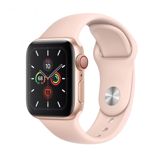 Apple Watch Series 5 LTE 40mm Gold Aluminum w. Pink Sand b.- Gold Aluminum (MWWP2)