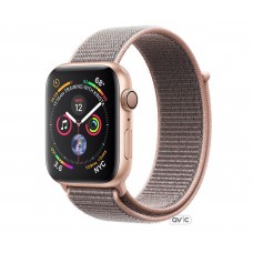 Apple Watch GPS + Cellular 40mm Gold Aluminum Case with Pink Sand Sport Loop (MTVH2)