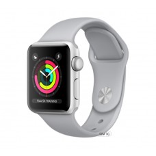 Apple Watch Series 3 (GPS) 42mm Silver Aluminum w. Fog Sport B. - Silver (MQL02)