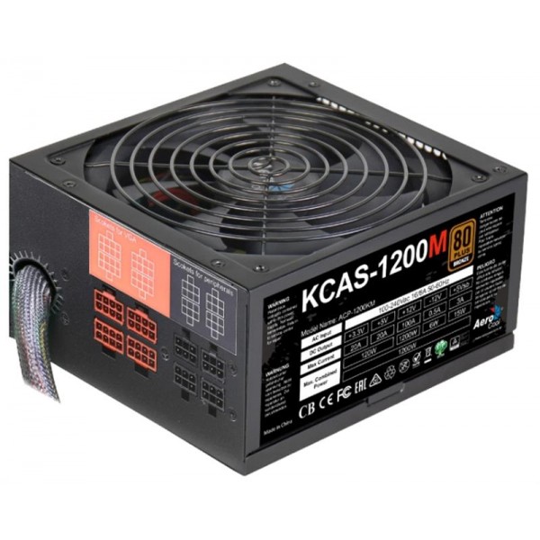 Блок питания Aerocool KCAS-1200M 1200W