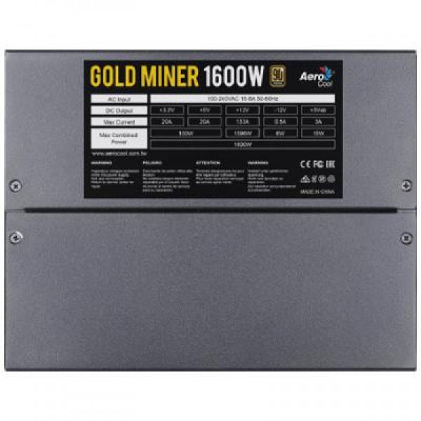 Блок питания AeroCool 1600W Gold Miner (ACPG-GMK6FEY.11)