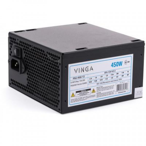 Блок питания Vinga 450W (PSU-450-12)