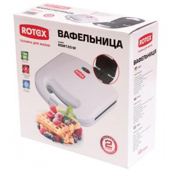 Вафельница Rotex RSM120-W