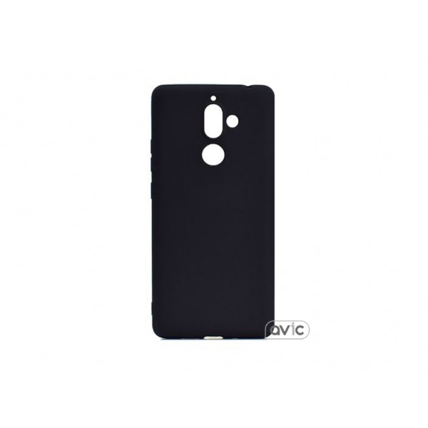 Чехол для Nokia 7 Plus Silicone Case Black