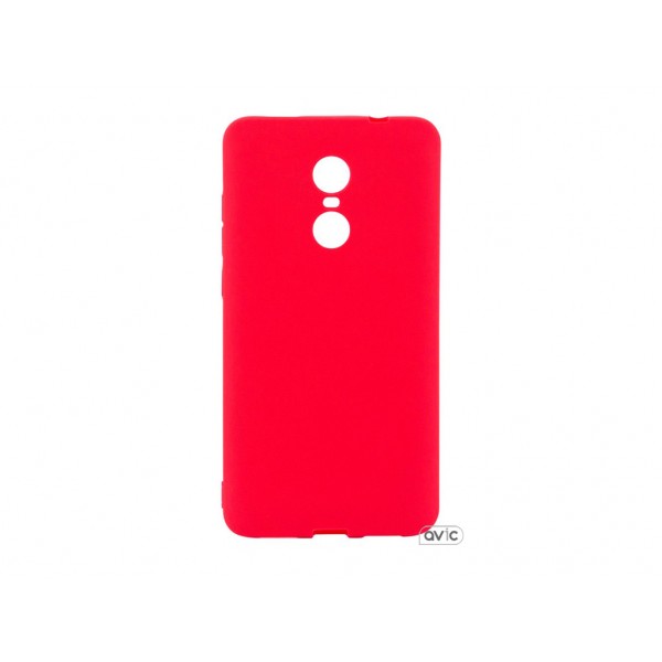 Чехол для Xiaomi Redmi Note 4X Red Inavi SIMPLE COLOR