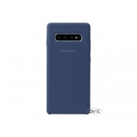 Чехол для Samsung Galaxy S10 Plus Silicone Midnight Blue copy