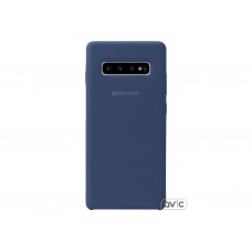 Чехол для Samsung Galaxy S10 Plus Silicone Midnight Blue copy