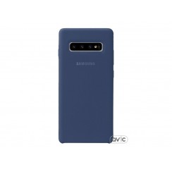 Чехол для Samsung Galaxy S10 Plus Silicone Midnight Blue copy
