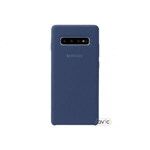 Чехол для Samsung Galaxy S10 Plus Silicone Midnight Blue copy