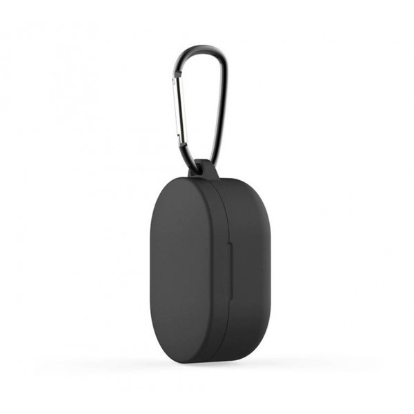 Чехол для Redmi AirDots Silicon case с карабином Black