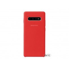 Чехол для Samsung Galaxy S10 Silicone Red copy