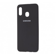 Чехол для Samsung Galaxy A30 Silicone Cover Black