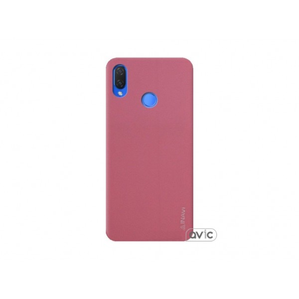 Чехол для Huawei P Smart Plus Pink Inavi Simple Color