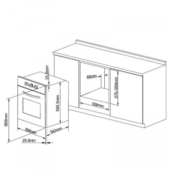 Духовка PYRAMIDA F 68 M IV RUSTICO