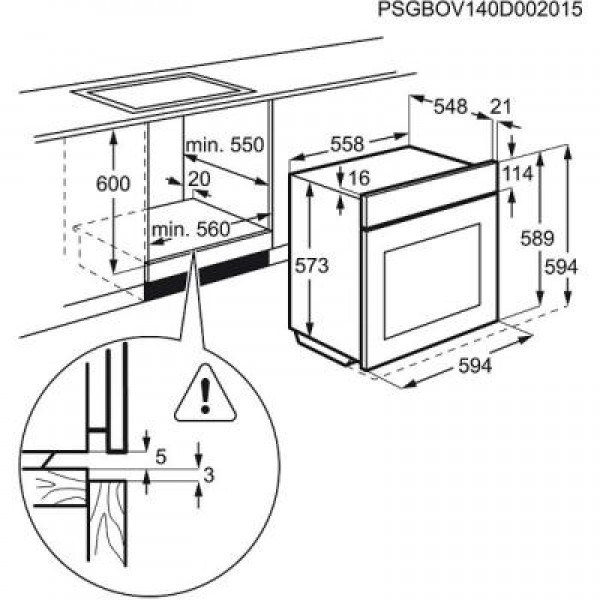 Духовка ELECTROLUX EOB 93434 AK