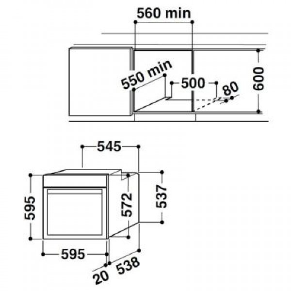 Духовка Whirlpool AKP 738 IX