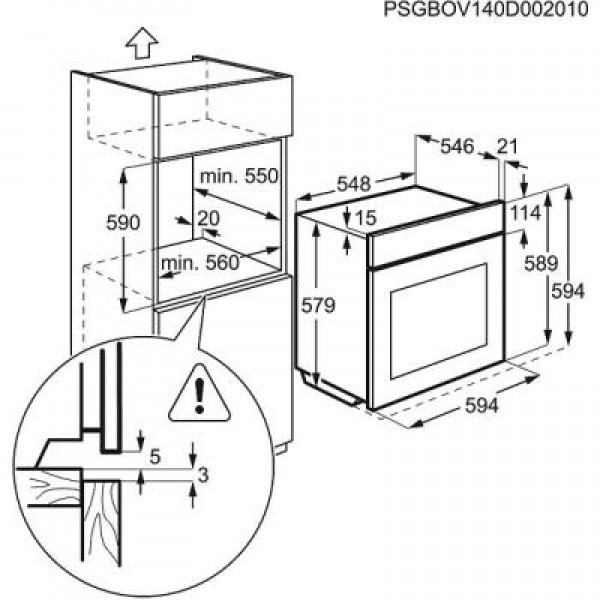 Духовка ELECTROLUX EOB 95450 AV