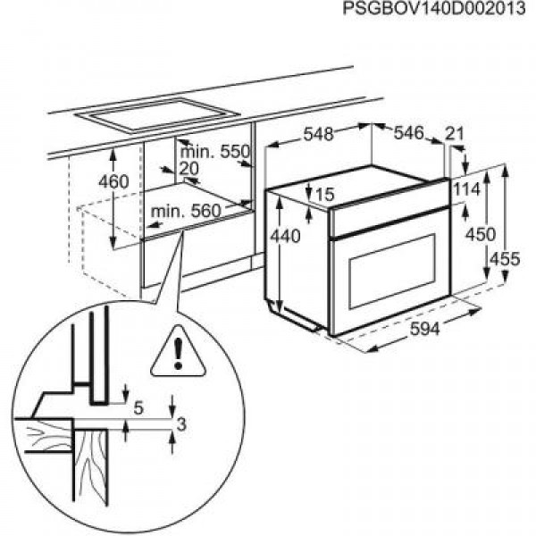 Духовка ELECTROLUX EVY 0946VAX