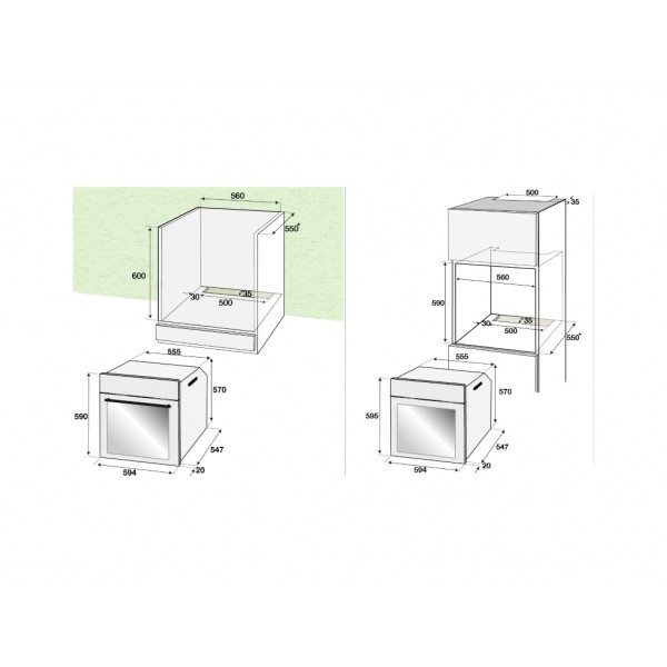 Духовка BEKO BIM 24301BGCS