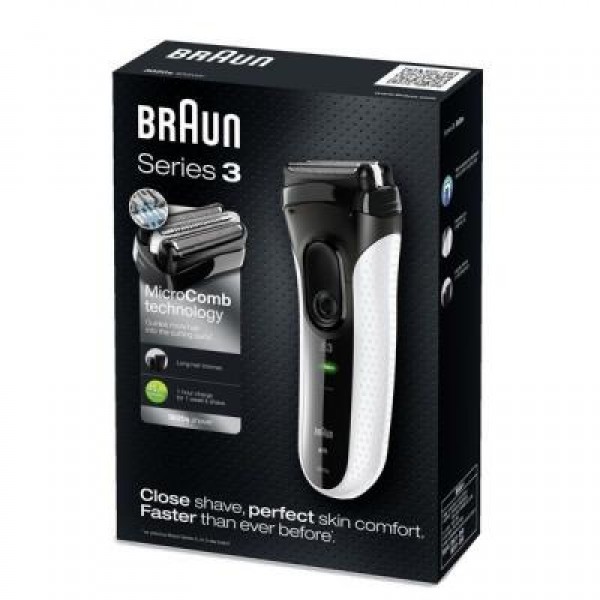 Электробритва Braun Series 3 3020 White