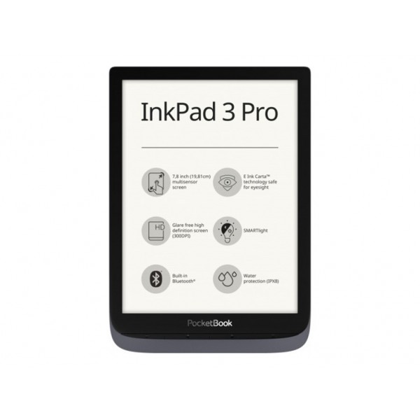 Электронная книга с подсветкой Pocketbook InkPad 3 Pro Metallic Gray PB740-2-J-WW