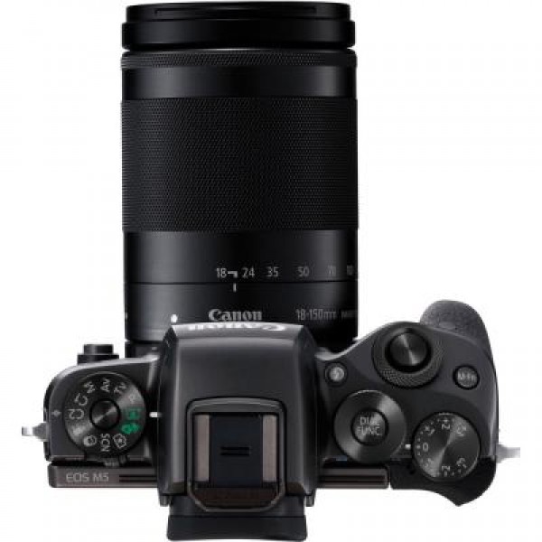 Фотоаппарат Canon EOS M5 18-150 IS STM Black Kit (1279C049)