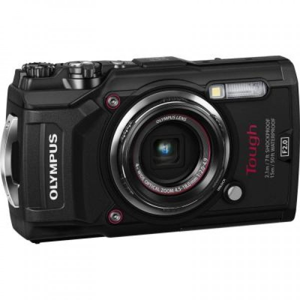 Фотоаппарат OLYMPUS TG-5 Black (Waterproof - 15m; GPS; 4K; Wi-Fi) + case (V104190BE030)