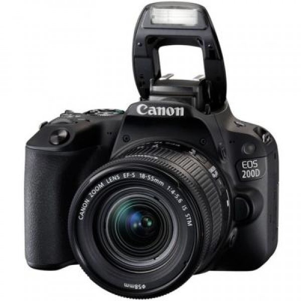 Фотоаппарат Canon EOS 200D 18-55 DC III Black Kit (2250C014)