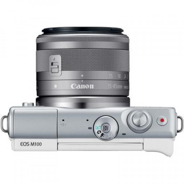 Фотоаппарат Canon EOS M100 15-45 IS STM Kit White (2210C048)