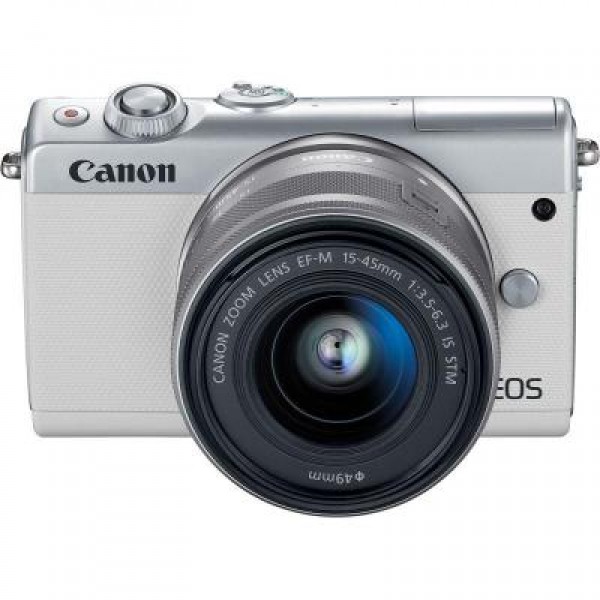 Фотоаппарат Canon EOS M100 15-45 IS STM Kit White (2210C048)