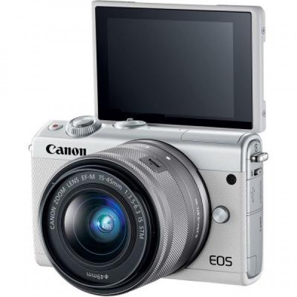 Фотоаппарат Canon EOS M100 15-45 IS STM Kit White (2210C048)